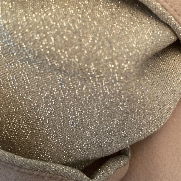 Anthropologie Elevenses Silver Metallic Luna Pleated Dress size 6 dressy - Picture 13 of 14